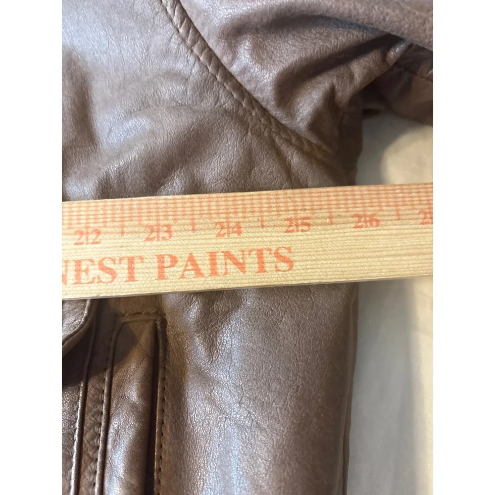Georgetown Leather Design Bomber Jacket Mens 2X Brown Excellent Vintage Aviator
